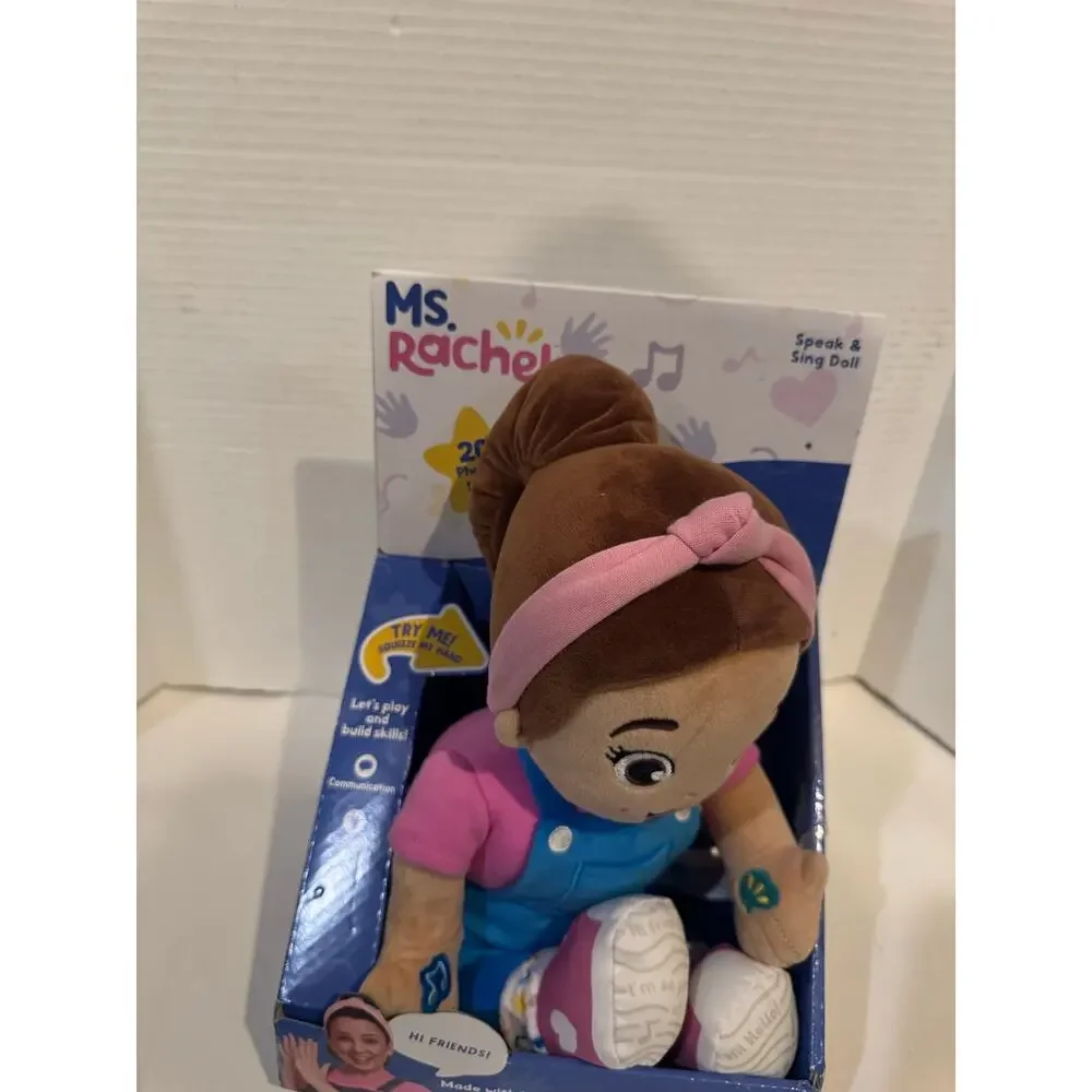 Ms. Rachel Official Speak & Sing Doll, 16” Tall Interactive Toy